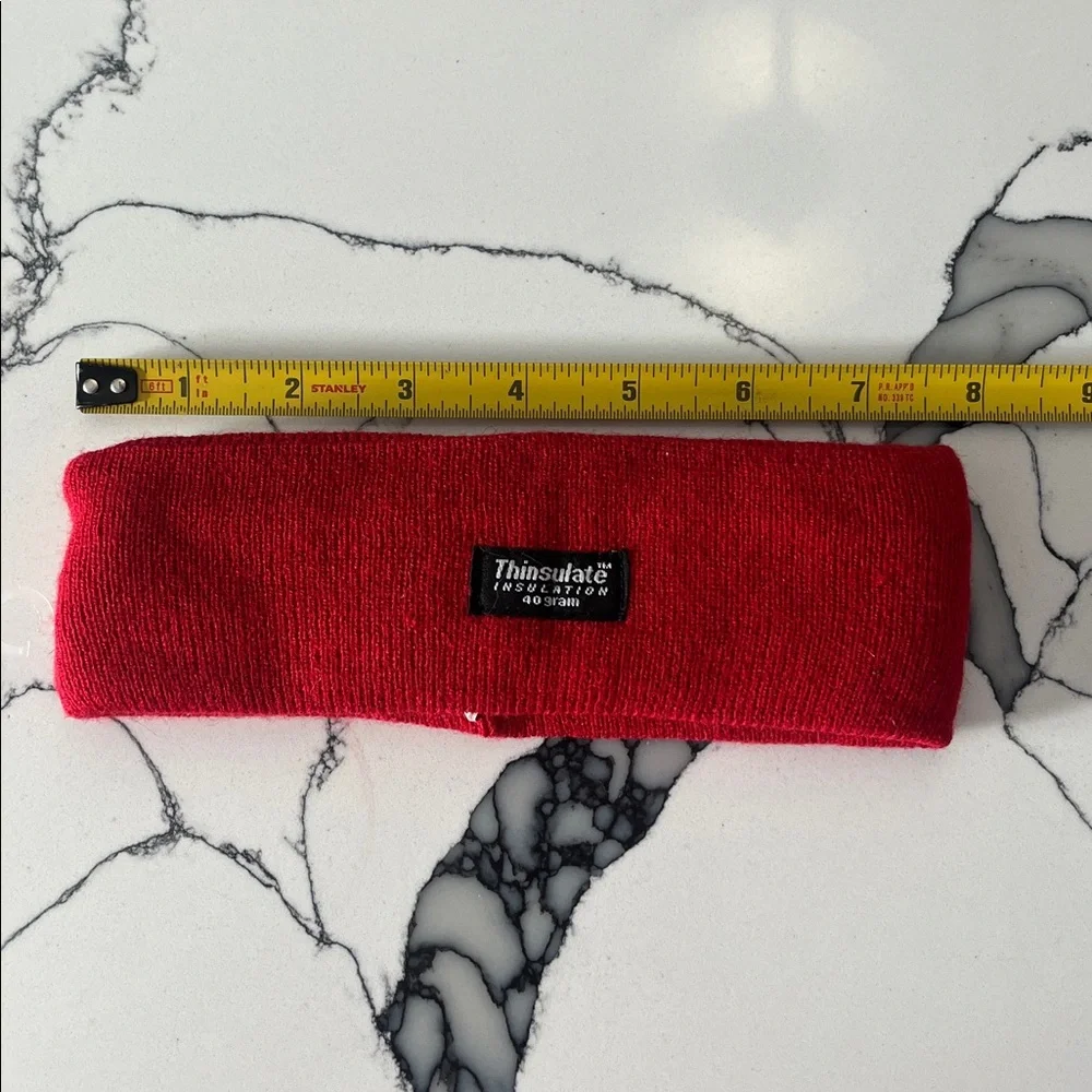 3M Thinsulate Red Insulated Headband, Kids One Size